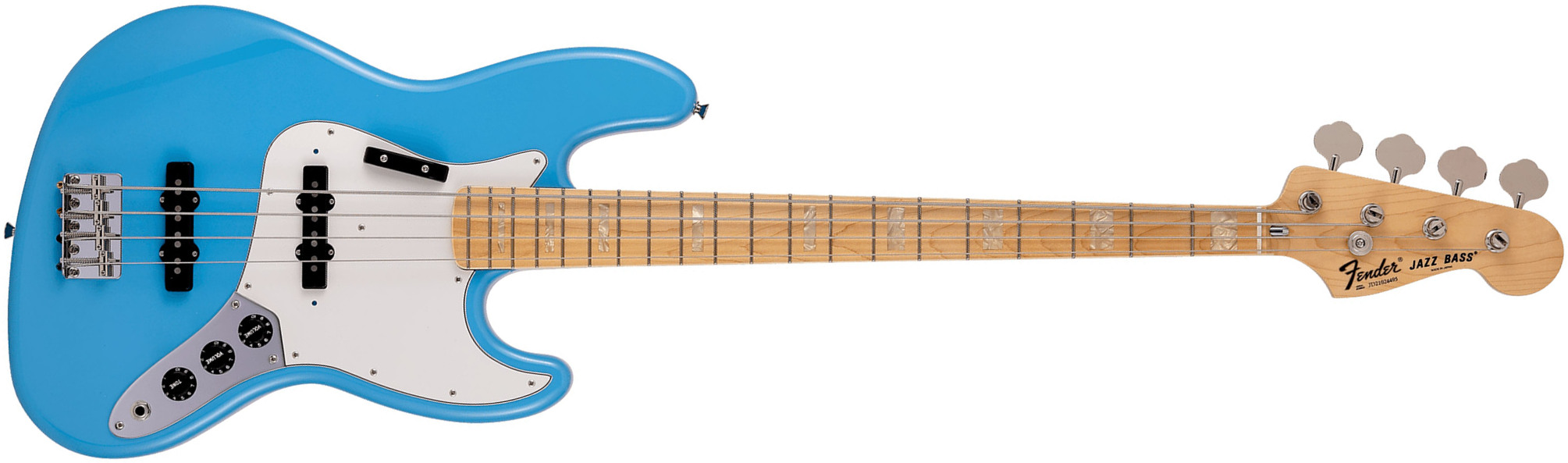 Fender Jazz Bass International Color Ltd Jap Mn - Maui Blue - Solidbody E-bass - Main picture