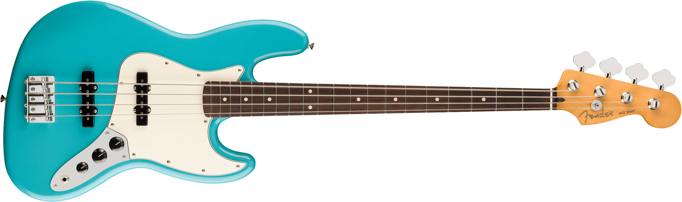 Fender Jazz Bass Player Ii Mex Rw - Aquatone Blue - Solidbody E-bass - Main picture