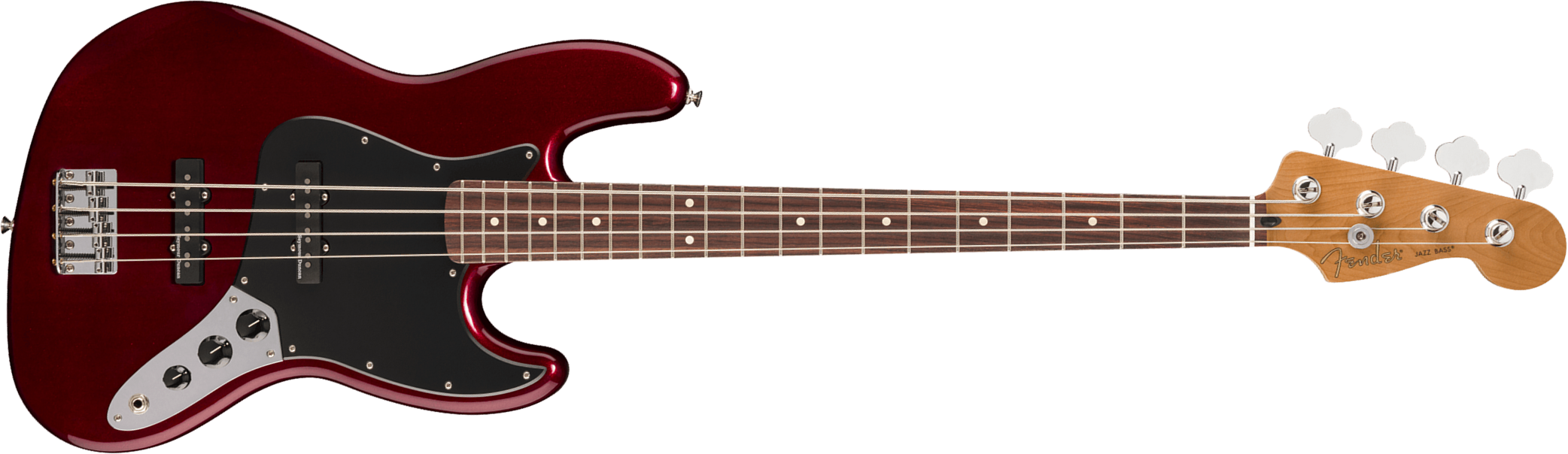 Fender Jazz Bass Player Ii Mex Rw - Oxblood - Solidbody E-bass - Main picture