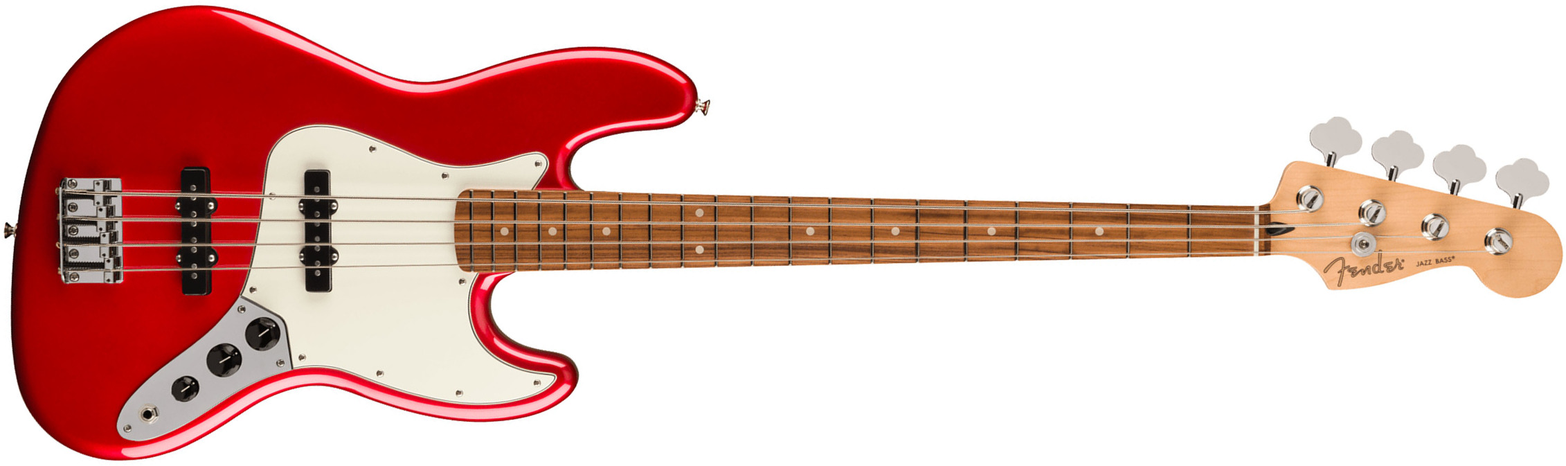 Fender Jazz Bass Player Mex 2023 Pf - Candy Apple Red - Solidbody E-bass - Main picture