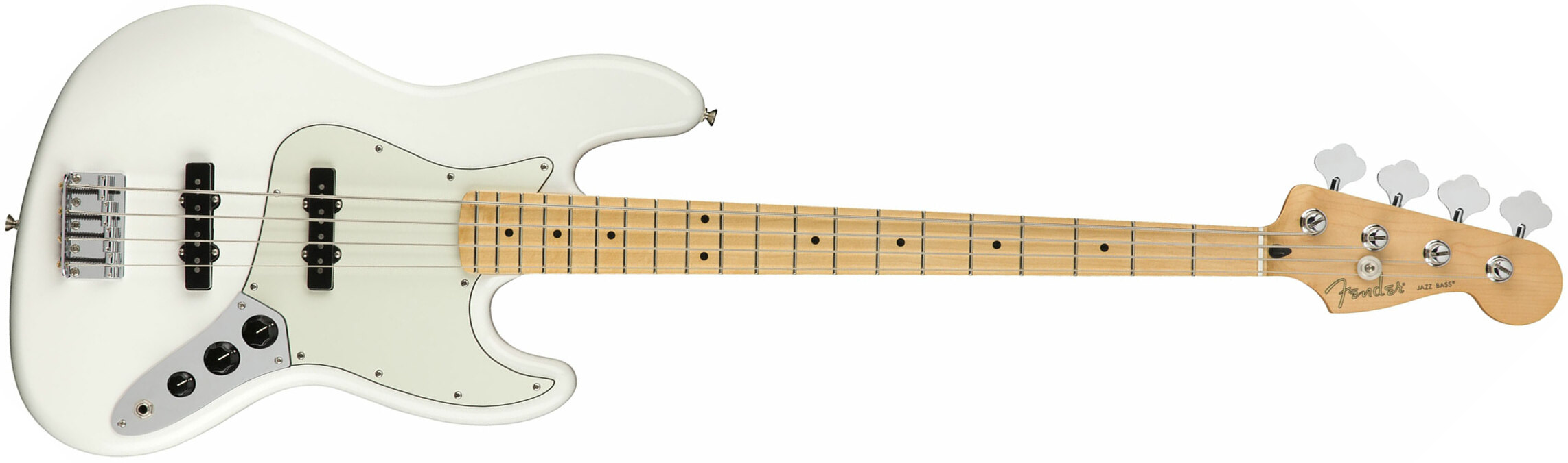 Fender Jazz Bass Player Mex Mn - Polar White - Solidbody E-bass - Main picture