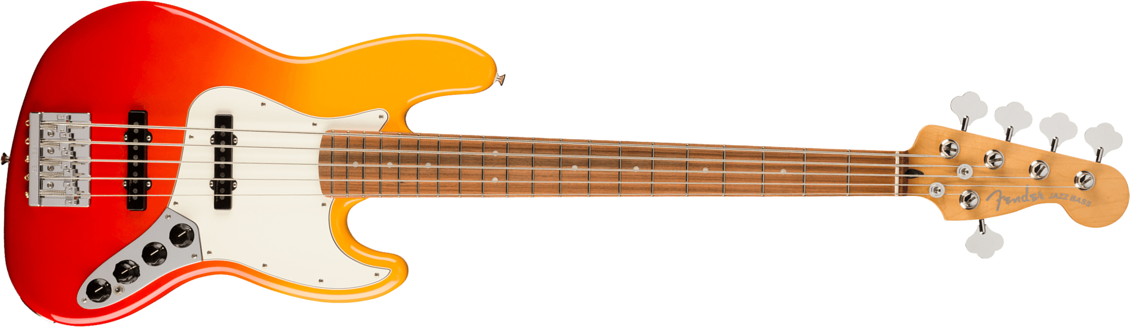 Fender Jazz Bass Player Plus V Mex 5c Active Pf - Tequila Sunrise - Solidbody E-bass - Main picture