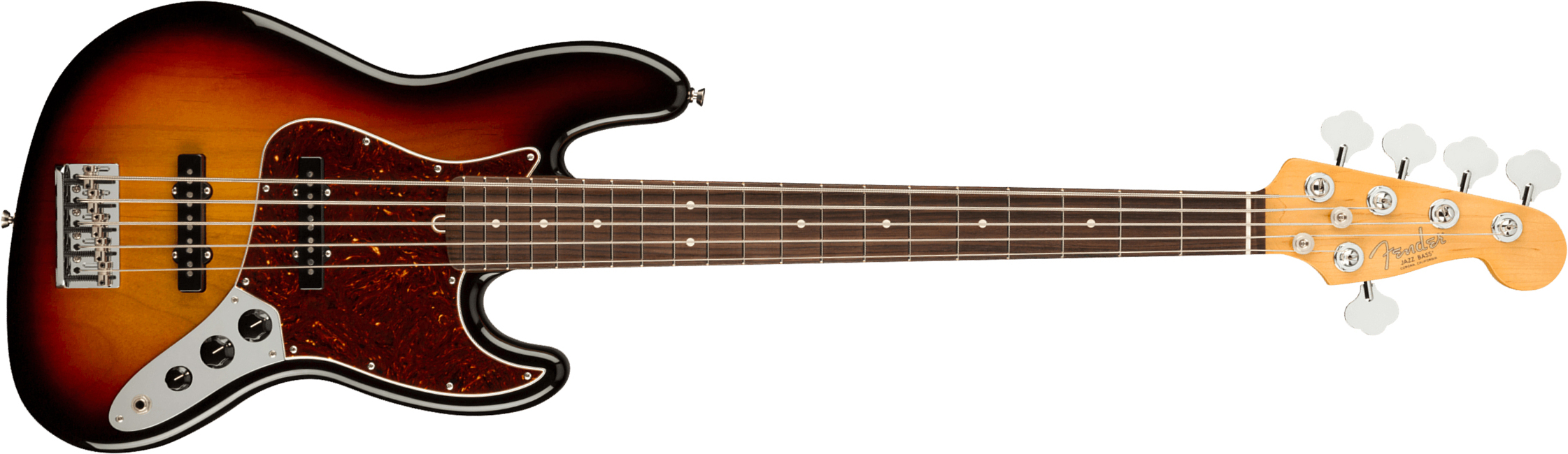 Fender Jazz Bass V American Professional Ii Usa 5-cordes Rw - 3-color Sunburst - Solidbody E-bass - Main picture