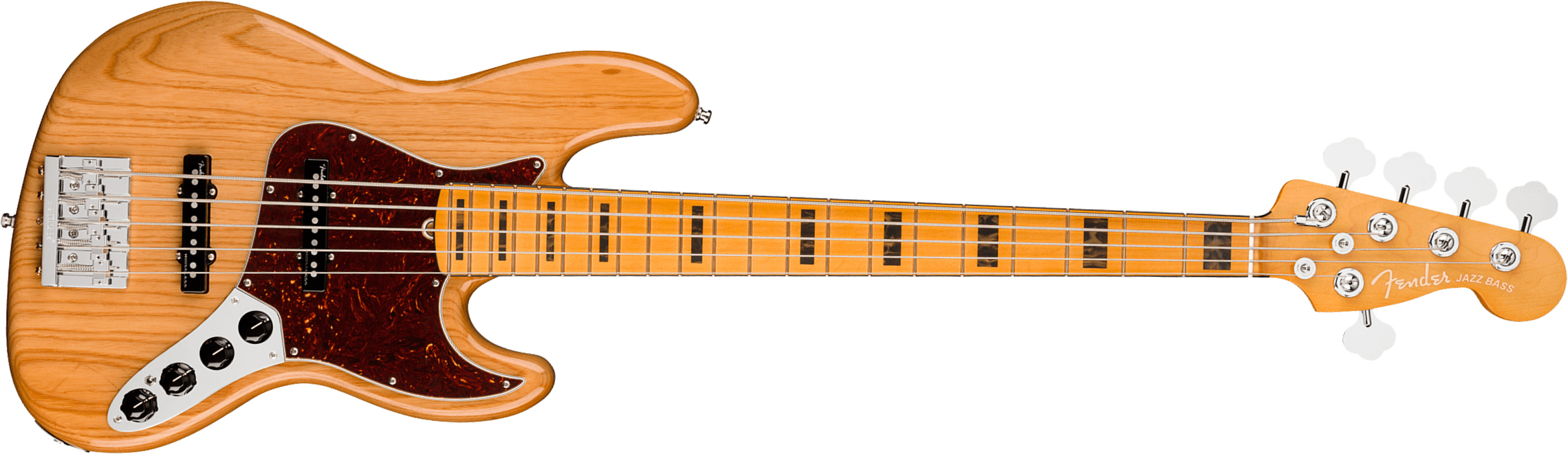 Fender Jazz Bass V American Ultra 2019 Usa 5-cordes Mn - Aged Natural - Solidbody E-bass - Main picture
