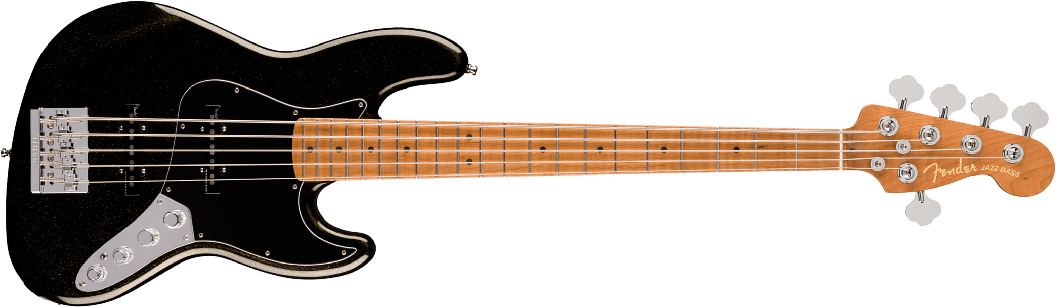 Fender Jazz Bass V American Ultra Ii Ltd Usa 5c Active Mn - Gold Dust - Solidbody E-bass - Main picture