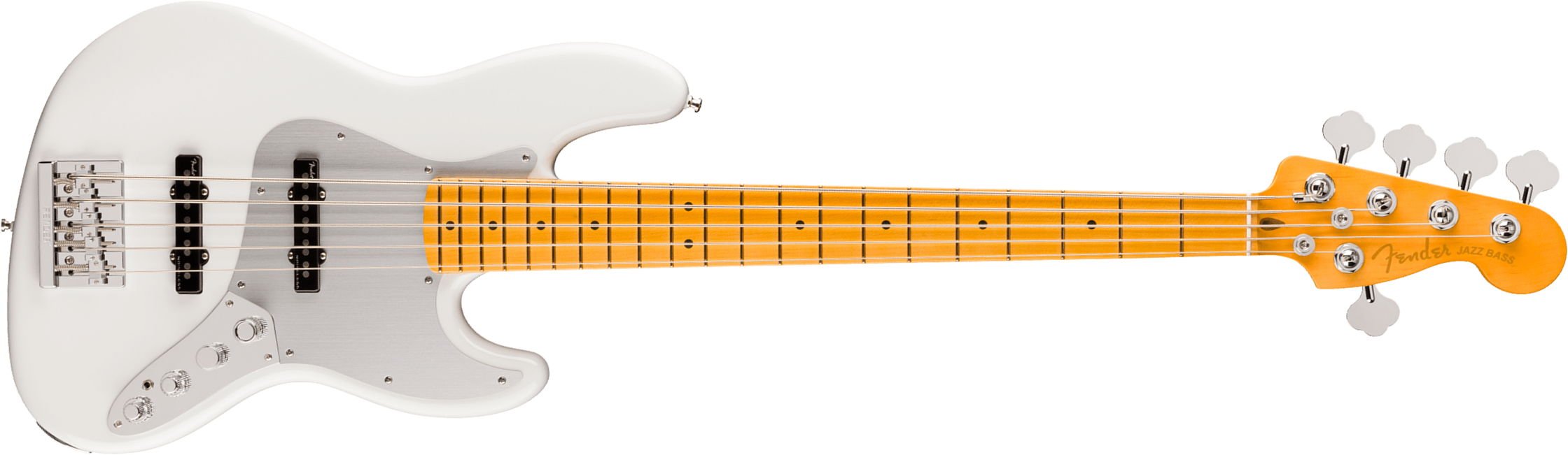 Fender Jazz Bass V American Ultra Ii Usa 5c Active Mn - Avalanche - Solidbody E-bass - Main picture
