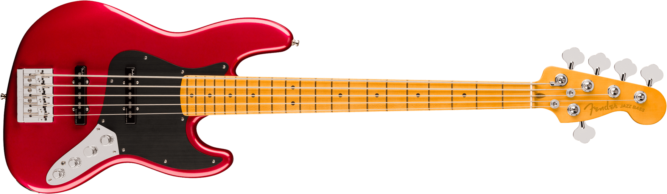 Fender Jazz Bass V American Ultra Ii Usa 5c Active Mn - Sinister Red - Solidbody E-bass - Main picture