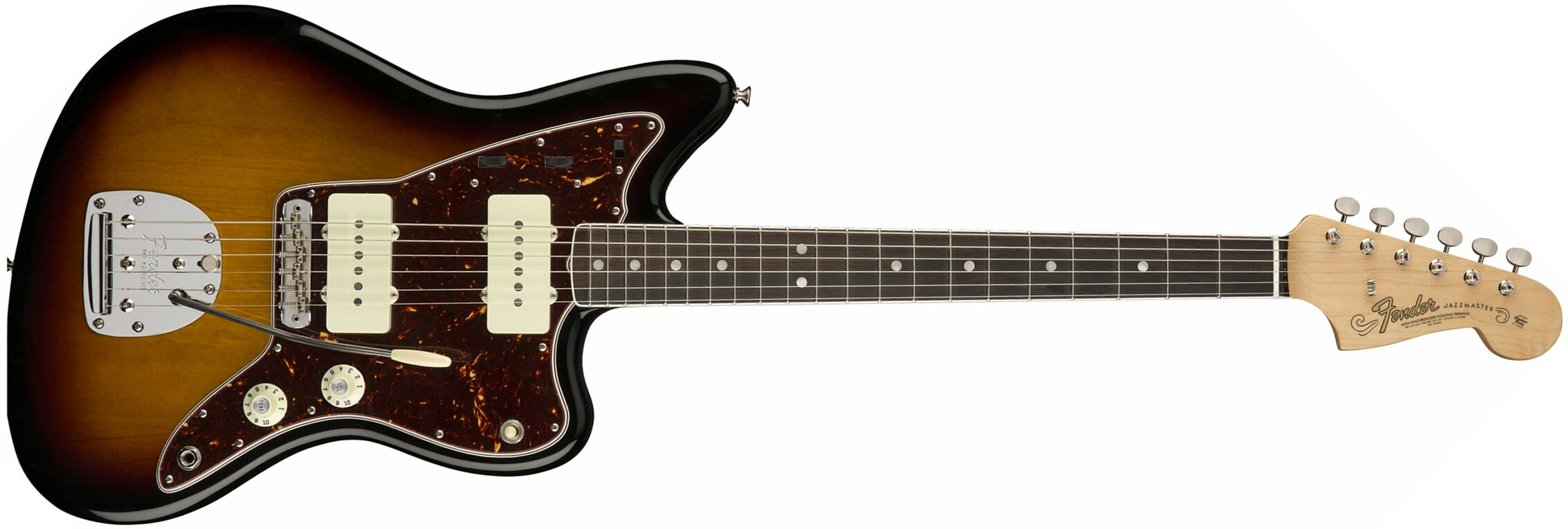 Fender Jazzmaster '60s American Original Usa Ss Rw - 3-color Sunburst - Retro-Rock-E-Gitarre - Main picture