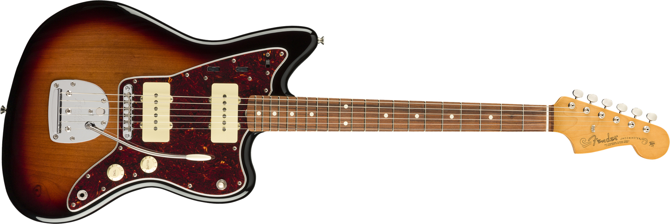 Fender Jazzmaster 60s Vintera Modified Mex Pf - 3-color Sunburst - Retro-Rock-E-Gitarre - Main picture