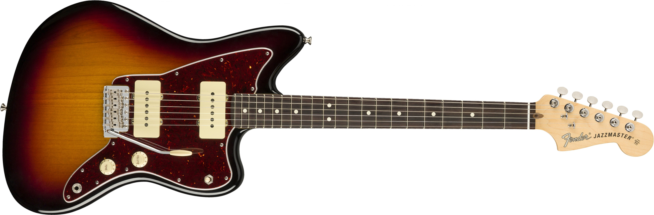 Fender Jazzmaster American Performer Usa Ss Rw - 3-color Sunburst - Double Cut E-Gitarre - Main picture