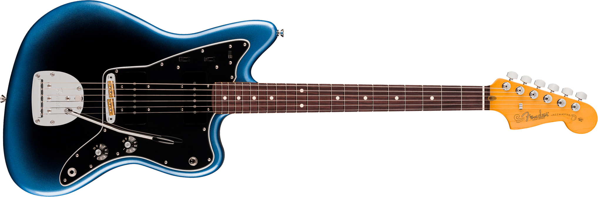Fender Jazzmaster American Pro. Usa  2s Trem Rw - Dark Night - Retro-Rock-E-Gitarre - Main picture