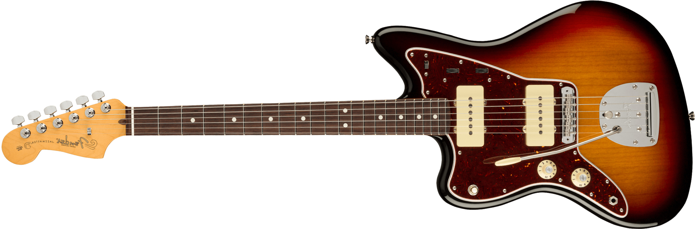 Fender Jazzmaster American Professional Ii Lh Gaucher Usa Rw - 3-color Sunburst - E-Gitarre für Linkshänder - Main picture