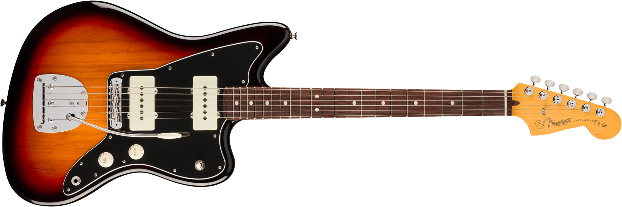 Fender Jazzmaster Classic American Pro Usa 2s Trem Rw - 3-color Sunburst - Retro-Rock-E-Gitarre - Main picture