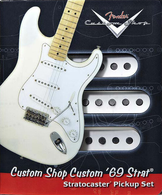 Fender Jeu Strat Custom Shop Custom 69 White 3 Pieces - - Gitarre Tonabnehmer - Main picture