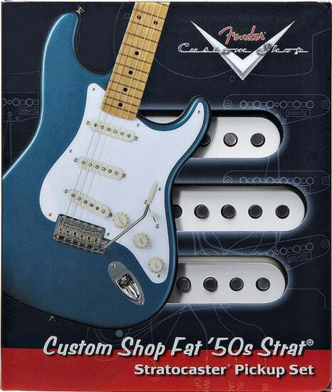 Fender Jeu Strat Custom Shop Fat 50 White 3 Pieces - - Gitarre Tonabnehmer - Main picture