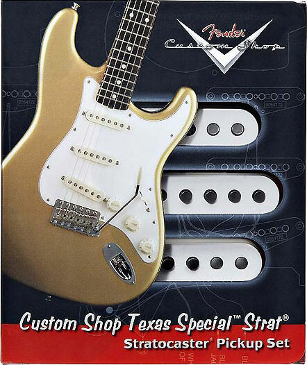 Fender Jeu Strat Custom Shop Texas Special White 3 Pieces - - Gitarre Tonabnehmer - Main picture