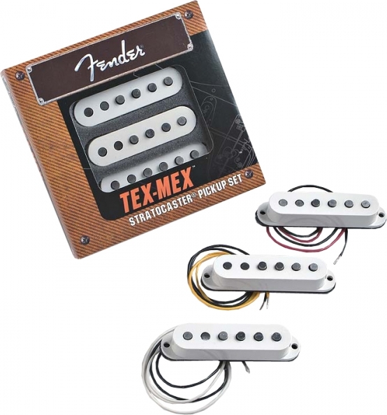 Fender Jeu Strat Tex Mex White 3 Pieces - - Gitarre Tonabnehmer - Main picture