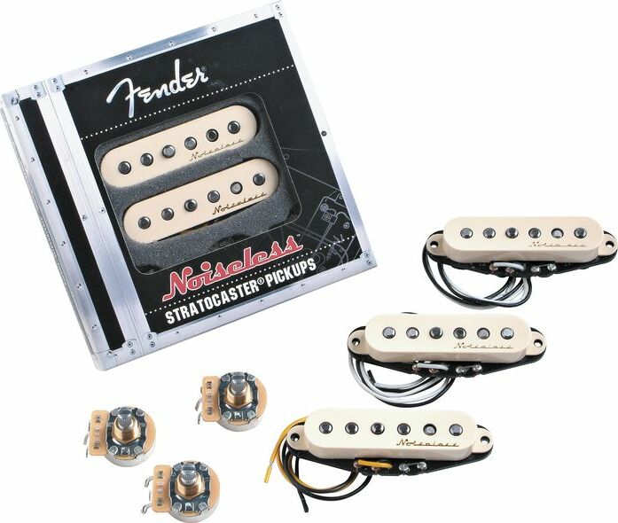Fender Jeu Strat Vintage Noiseless White 3 Pieces - - Gitarre Tonabnehmer - Main picture