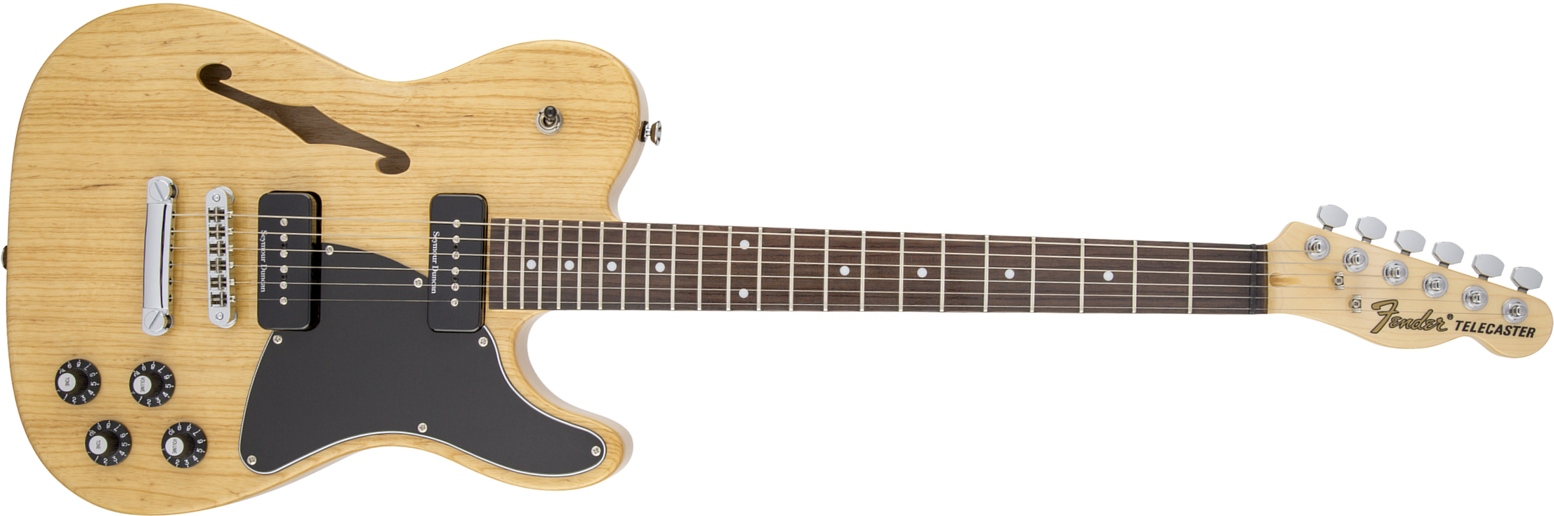 Fender Jim Adkins Tele Ja-90 Mex Signature 2p90 Lau - Natural - E-Gitarre in Teleform - Main picture