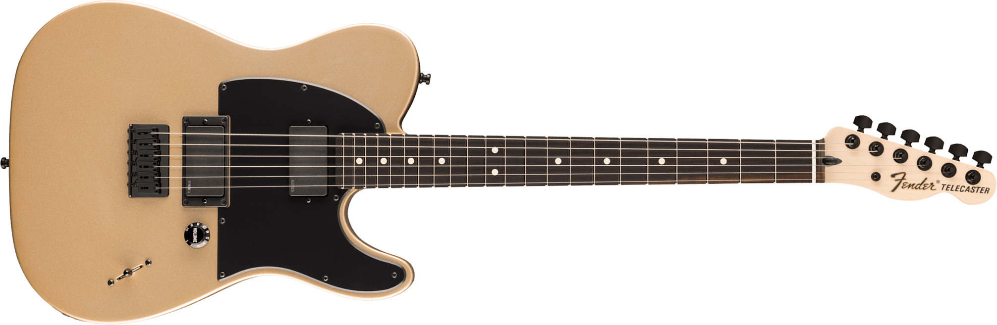 Fender Jim Root Tele Mex Ltd Signature 2h Ht Eb - Shoreline Gold - Signature-E-Gitarre - Main picture