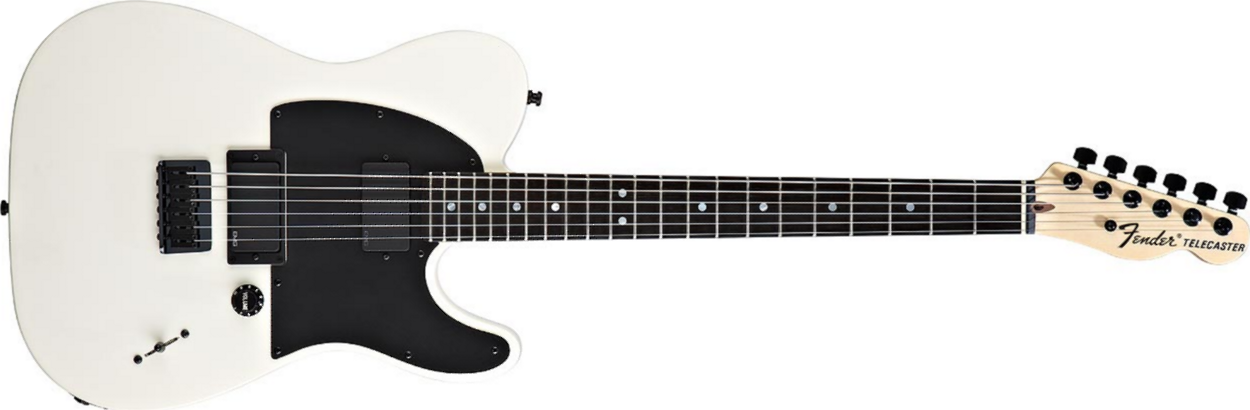 Fender Jim Root Telecaster (mex, Eb) - Flat White - E-Gitarre in Teleform - Main picture