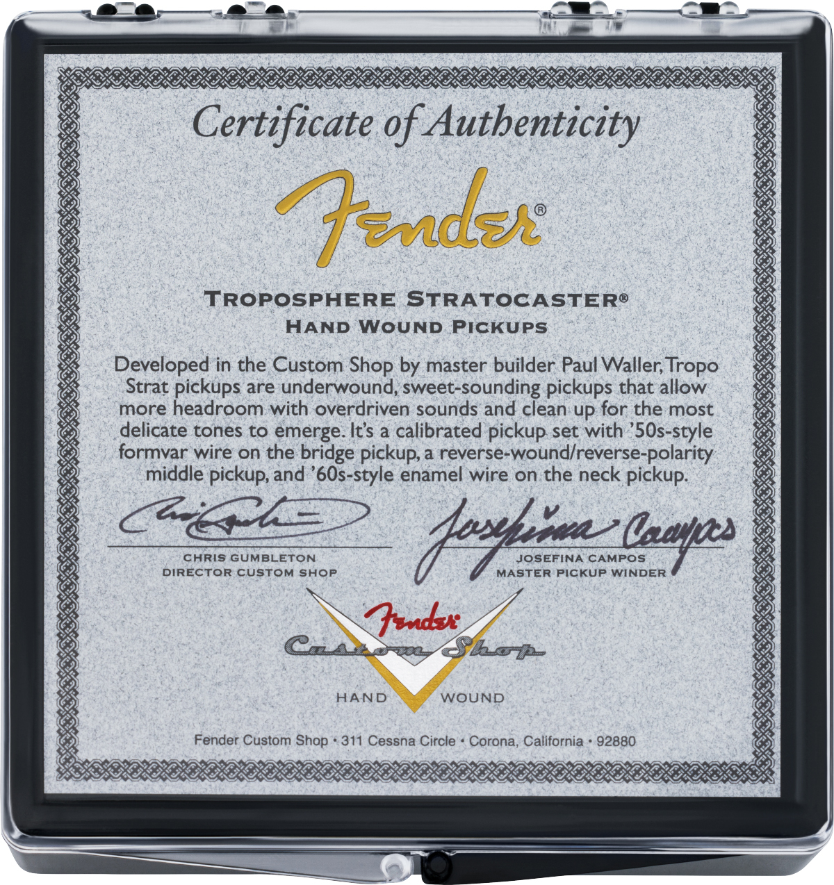 Fender Josefina Hw Troposphere Strat Set Pickups Set 3s - Gitarre Tonabnehmer - Main picture