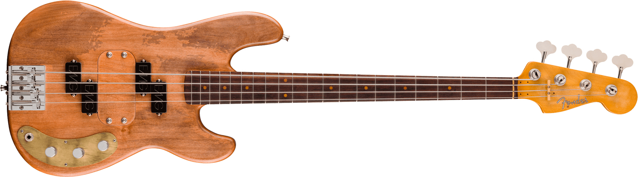 Fender Leland Lee Sklar Precision Bass Stories Usa Signature Active Rw - Natural - Solidbody E-bass - Main picture