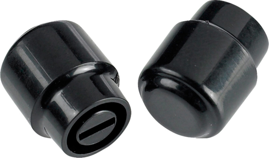 Fender Lot De 2 Pour Tele Barrel Switch Tips Usa Ou Mex Black - Schalterknopf Kappe - Main picture