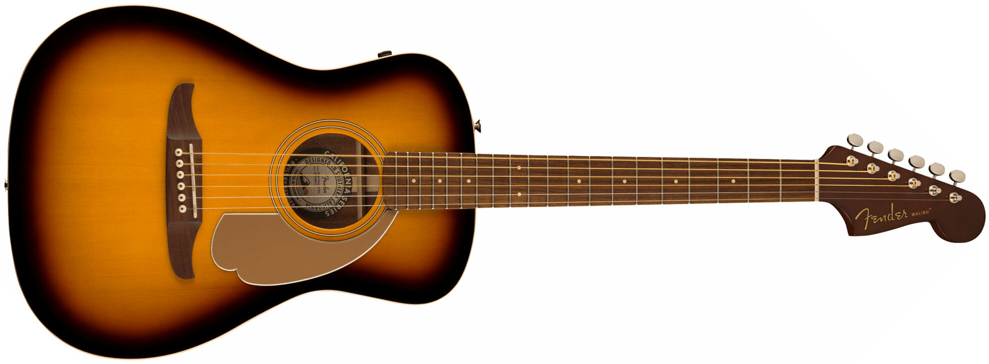 Fender Malibu Player 2023 Parlor Epicea Sapele Wal - Sunburst - Westerngitarre & electro - Main picture