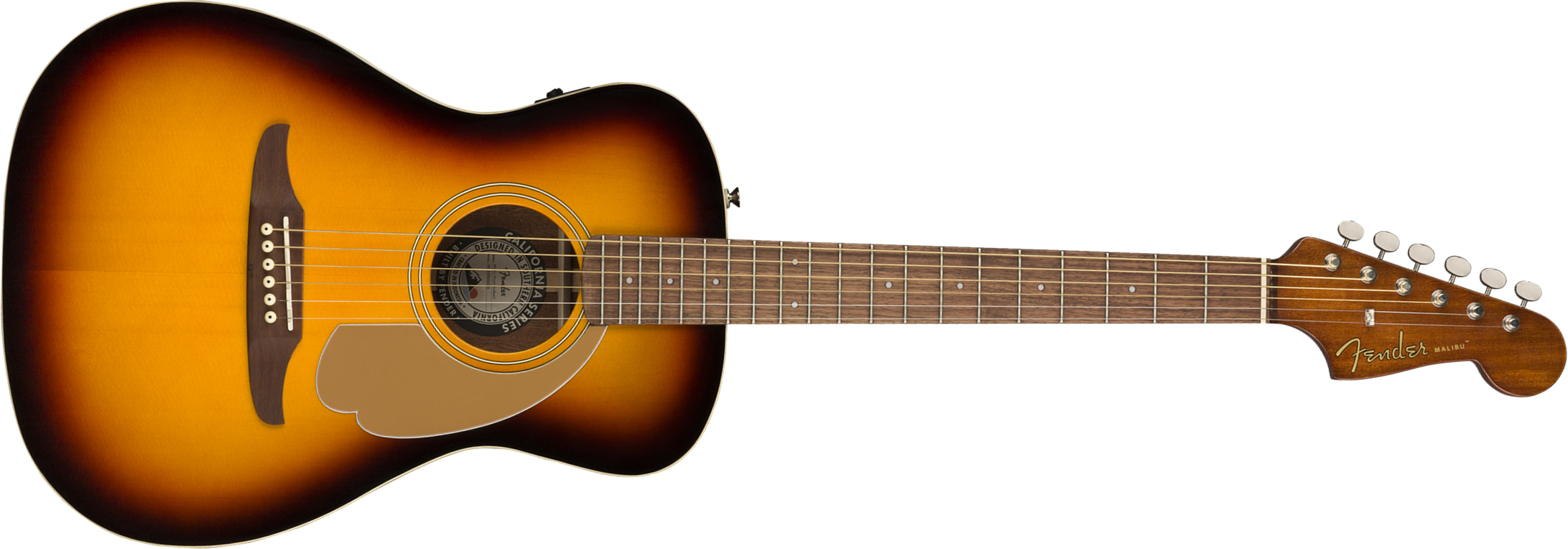 Fender Malibu Player Concert Epicea Acajou Wal - Sunburst - Elektroakustische Gitarre - Main picture