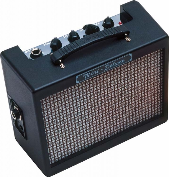 Fender Md20 Mini Deluxe Amplifier 1w 2x2 Black - Mini-Verstärker für Gitarre - Main picture