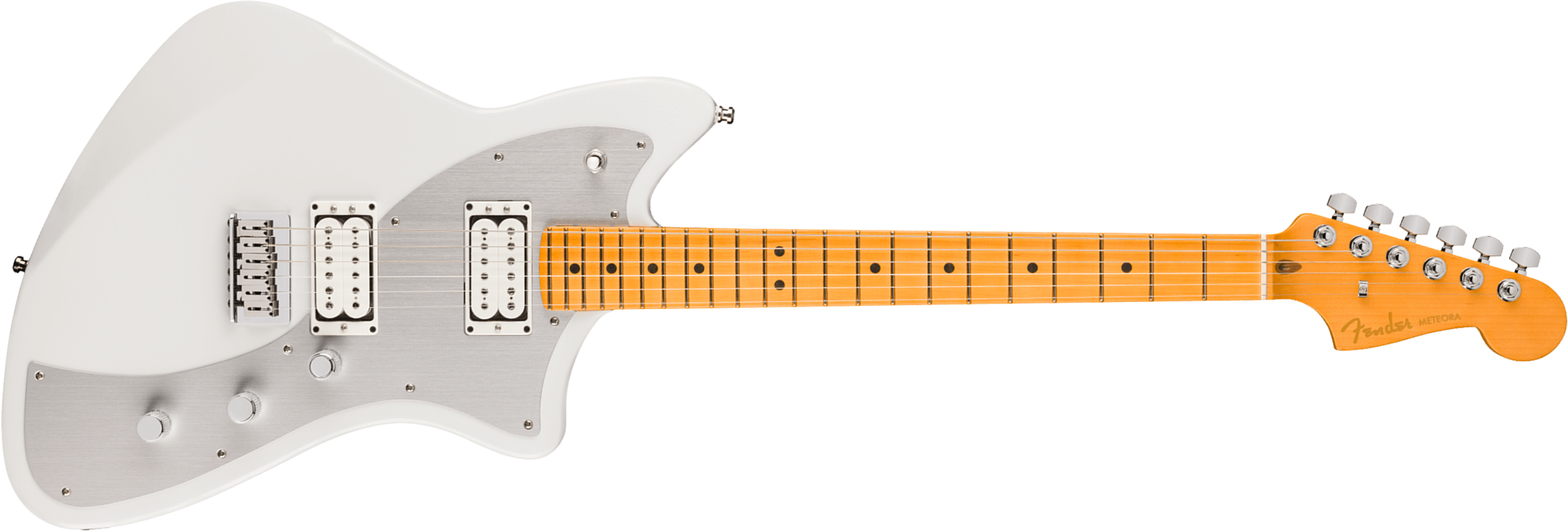 Fender Meteora American Ultra Ii Usa 2h Trem Mn - Avalanche - Retro-Rock-E-Gitarre - Main picture