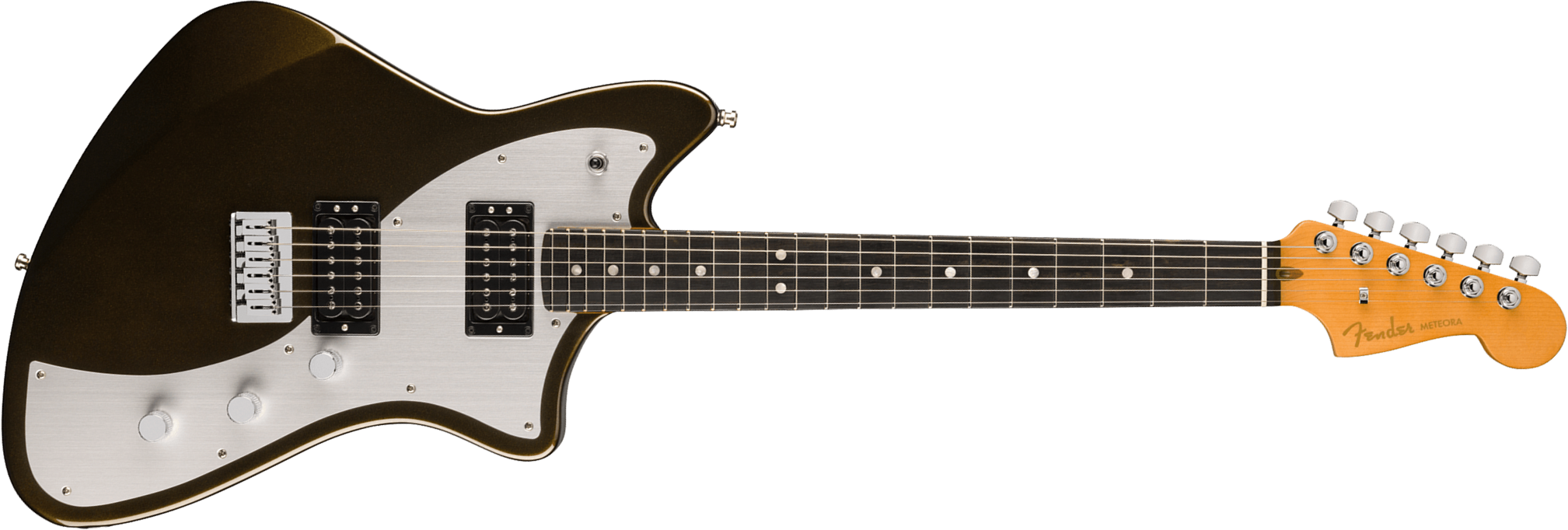 Fender Meteora American Ultra Ii Usa Trem 2h Eb - Texas Tea - Retro-Rock-E-Gitarre - Main picture
