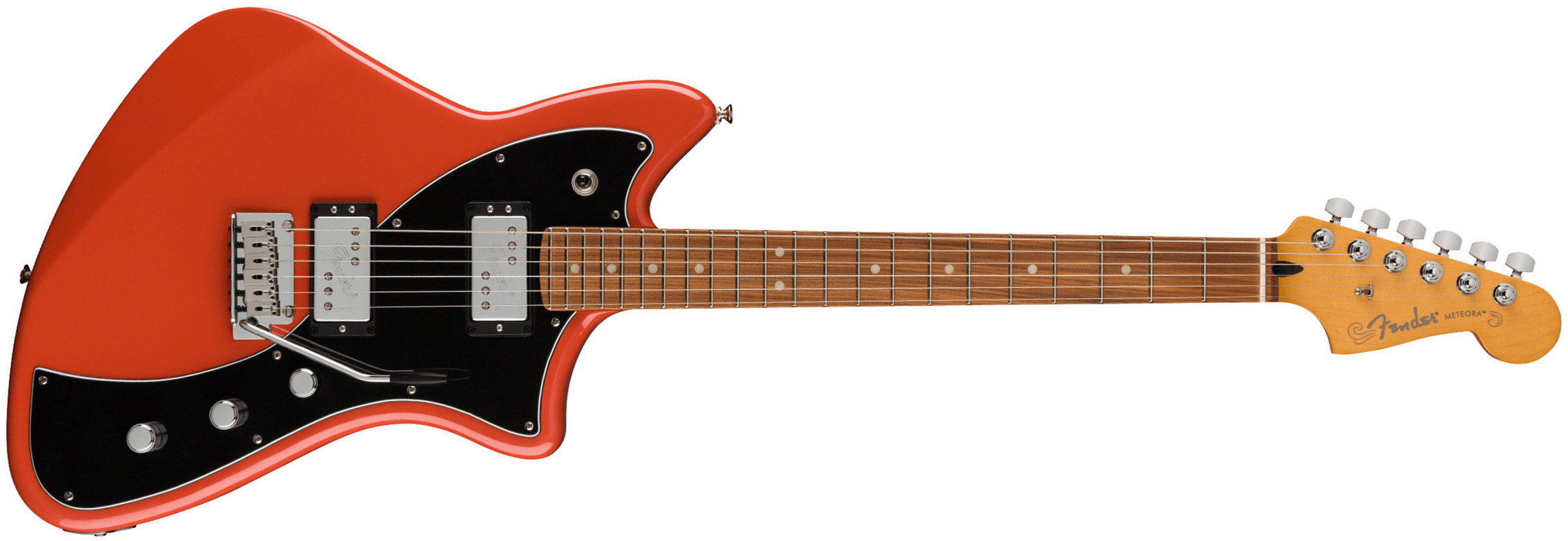Fender Meteora Player Plus Hh Mex 2023 2s Ht Pf - Fiesta Red - Retro-Rock-E-Gitarre - Main picture