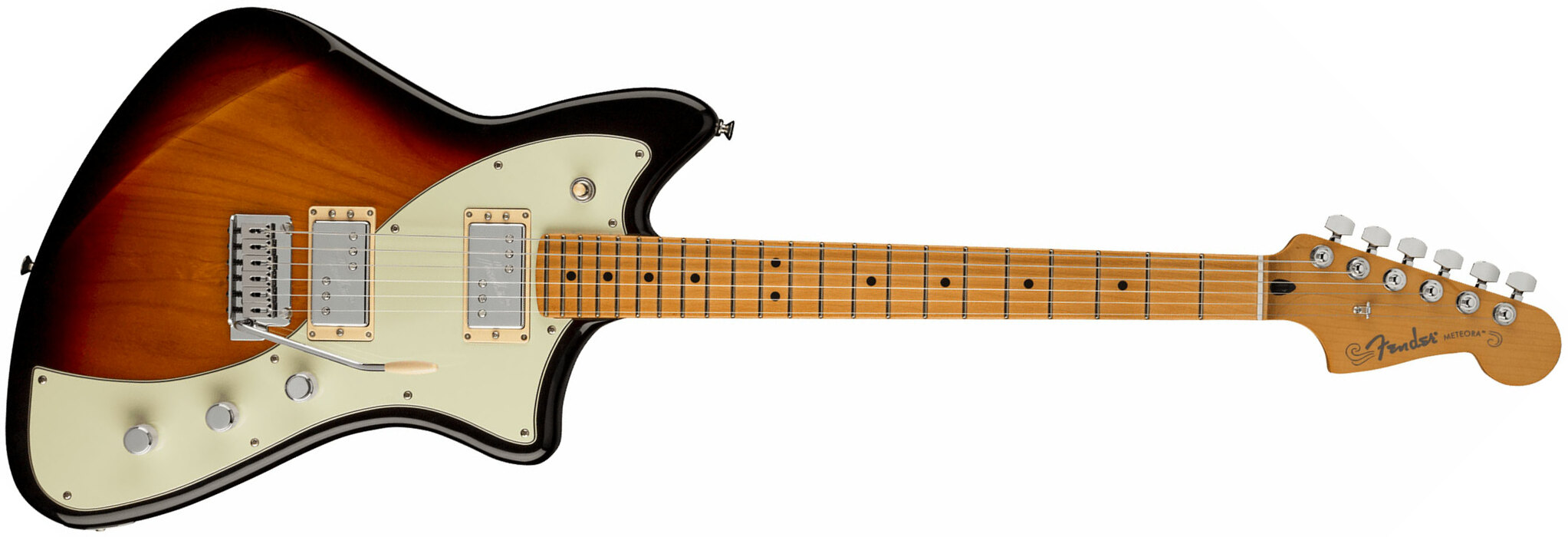 Fender Meteora Player Plus Hh Mex 2h Ht Mn - 3-color Sunburst - Retro-Rock-E-Gitarre - Main picture