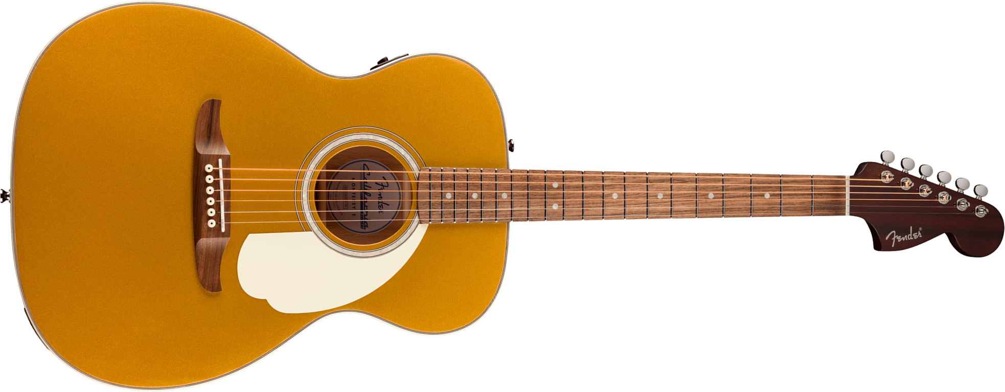 Fender Monterey Deluxe E California Orchestra Om Epicea Acajou Noy - Aztec Gold - Folk-Gitarre - Main picture