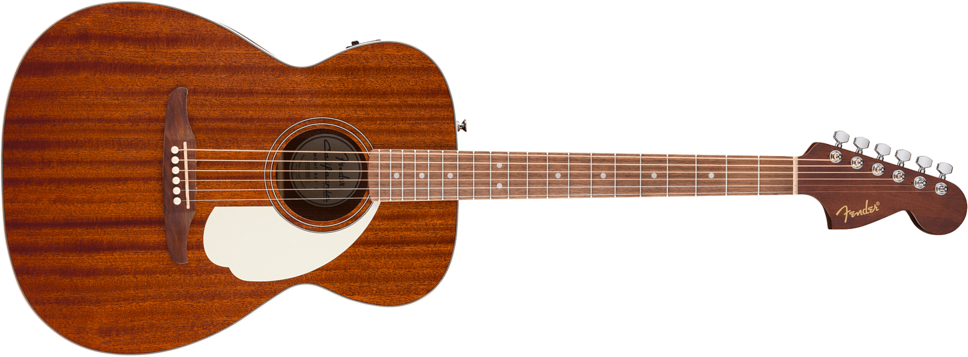 Fender Monterey E California Standard Auditorium Tout Sapele Wal - Natural - Folk-Gitarre - Main picture