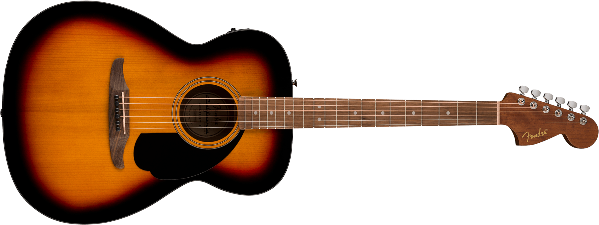 Fender Monterey E California Standard Om Epicea Sapele Wal - 3-color Sunburst - Folk-Gitarre - Main picture