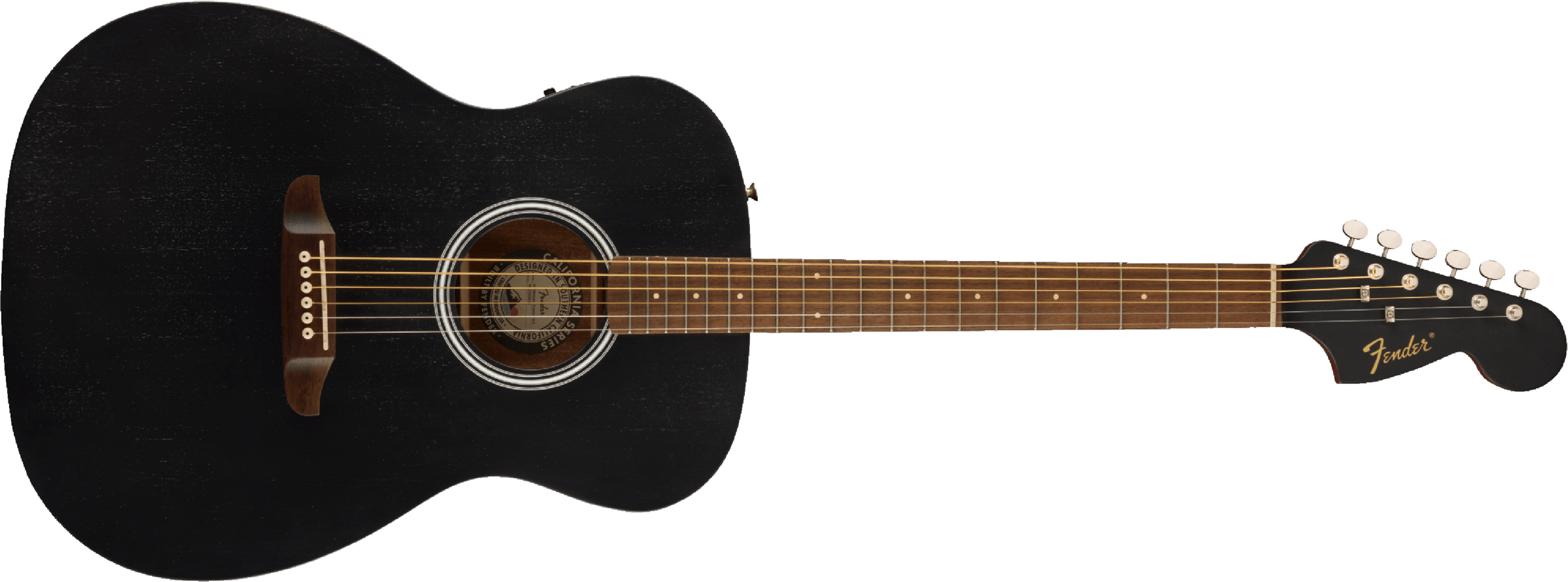 Fender Monterey Standard Sapelle Wal - Black Top - Westerngitarre & electro - Main picture