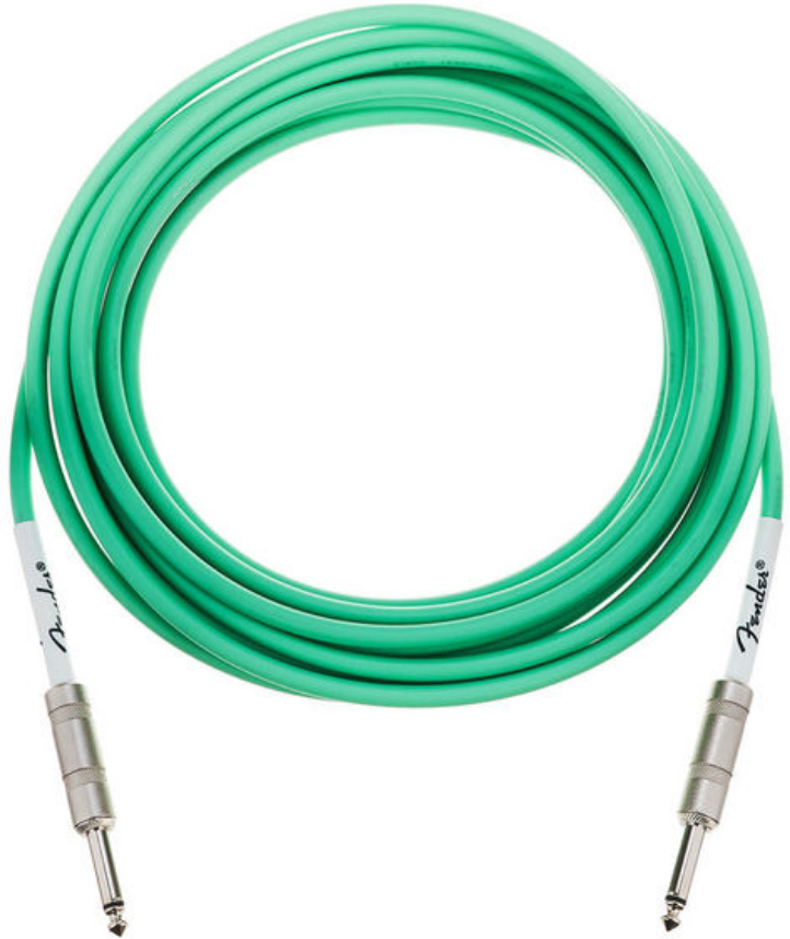 Fender Original Instrument Cable Droit/droit 18.6ft Surf Green - Kabel - Main picture