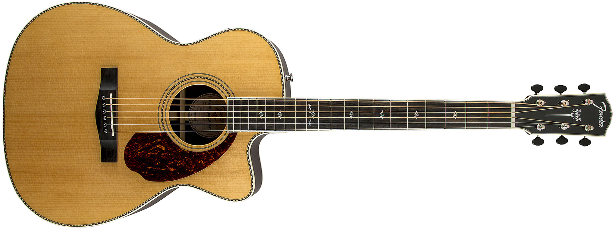 Fender Pm-3 Deluxe Paramount Triple 0 - Natural Gloss - Westerngitarre & electro - Main picture