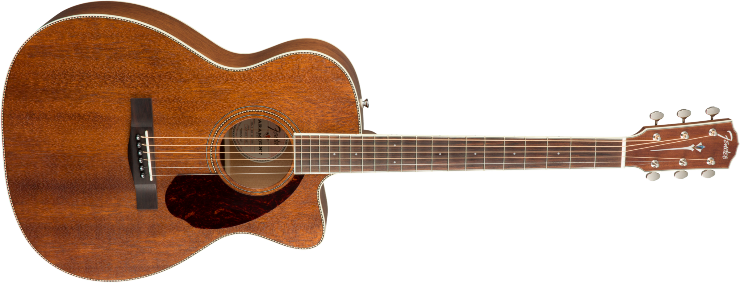 Fender Pm-3 Triple-0 All-mahogany - Natural - Westerngitarre & electro - Main picture