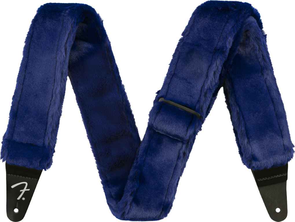Fender Poodle Plush Strap Blue - Gitarrengurt - Main picture
