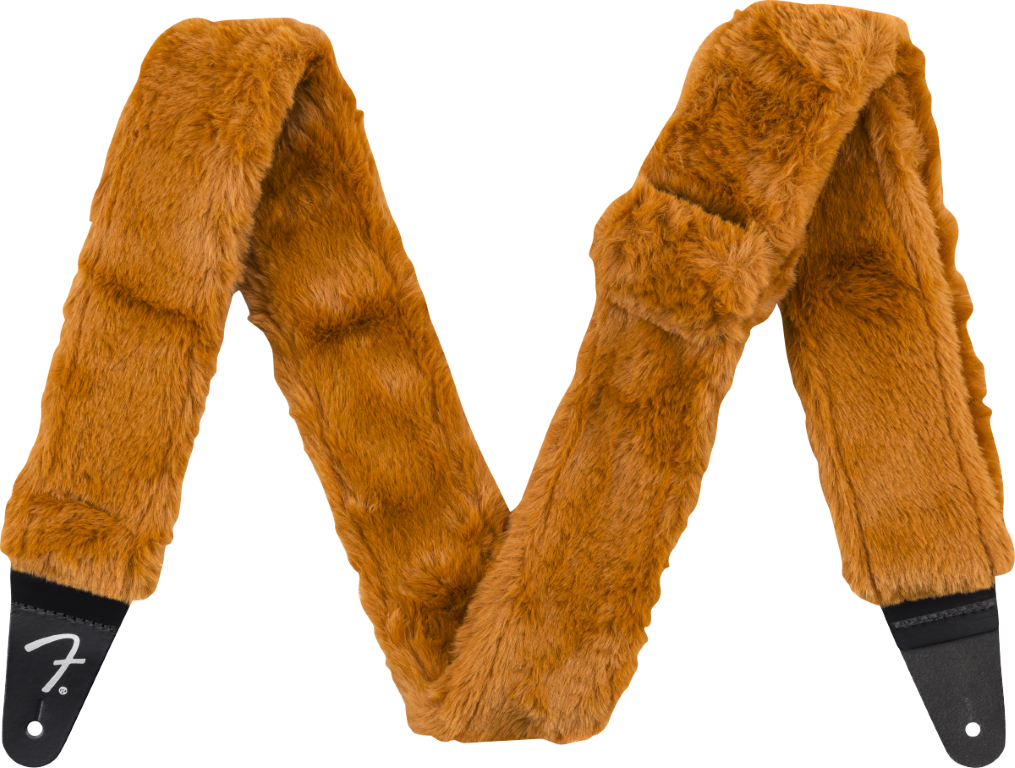Fender Poodle Plush Strap Rust - Gitarrengurt - Main picture
