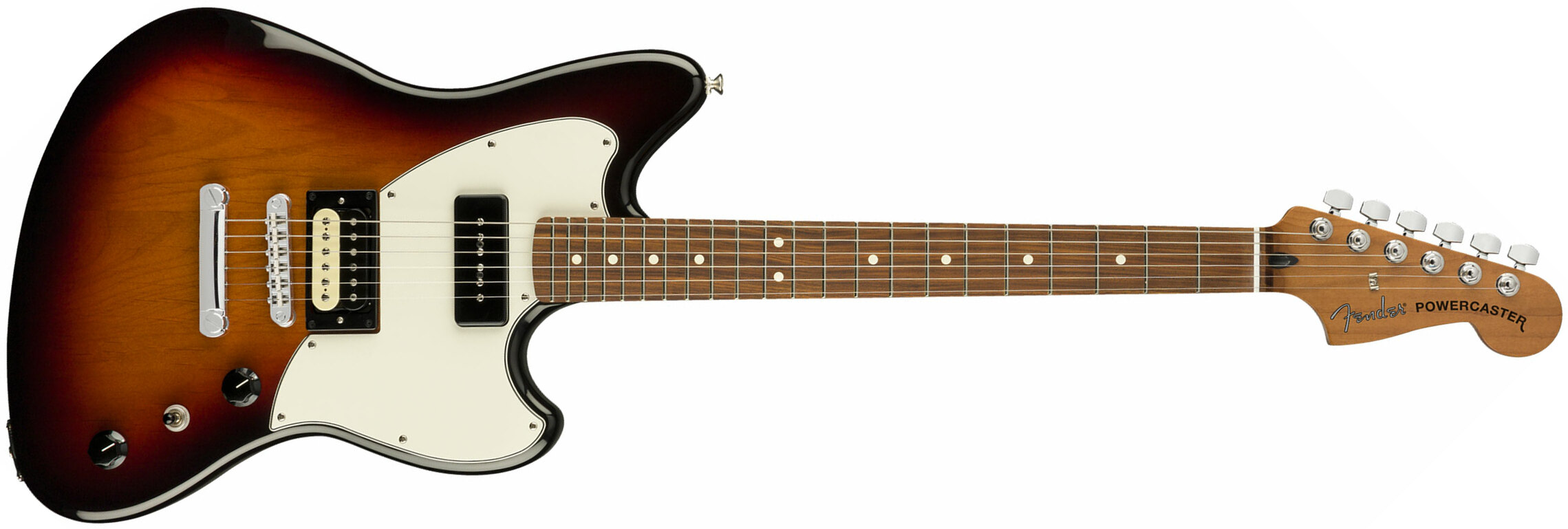 Fender Powercaster Alternate Reality Ltd Hp90 Ht Pf - 3-color Sunburst - Retro-Rock-E-Gitarre - Main picture
