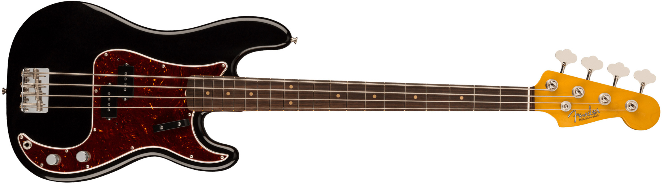 Fender Precision Bass 1960 American Vintage Ii Usa Rw - Black - Solidbody E-bass - Main picture