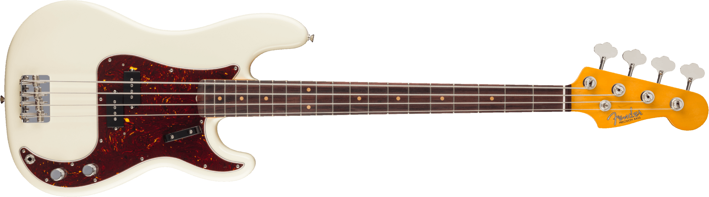 Fender Precision Bass 1960 American Vintage Ii Usa Rw - Olympic White - Solidbody E-bass - Main picture