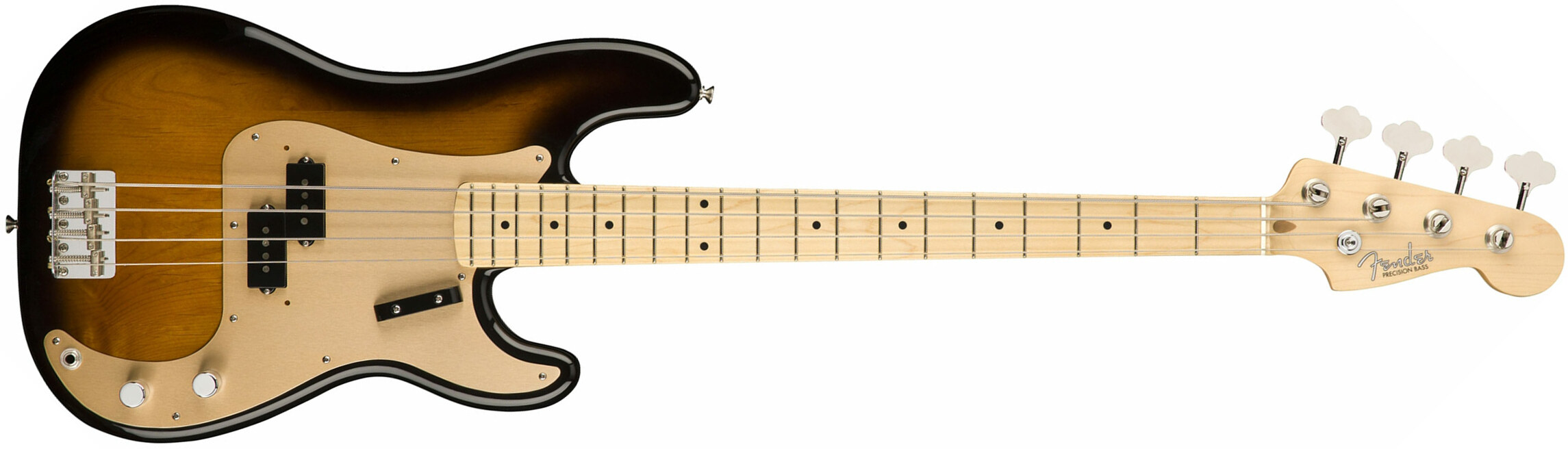 Fender Precision Bass '50s American Original Usa Mn - 2-color Sunburst - Solidbody E-bass - Main picture