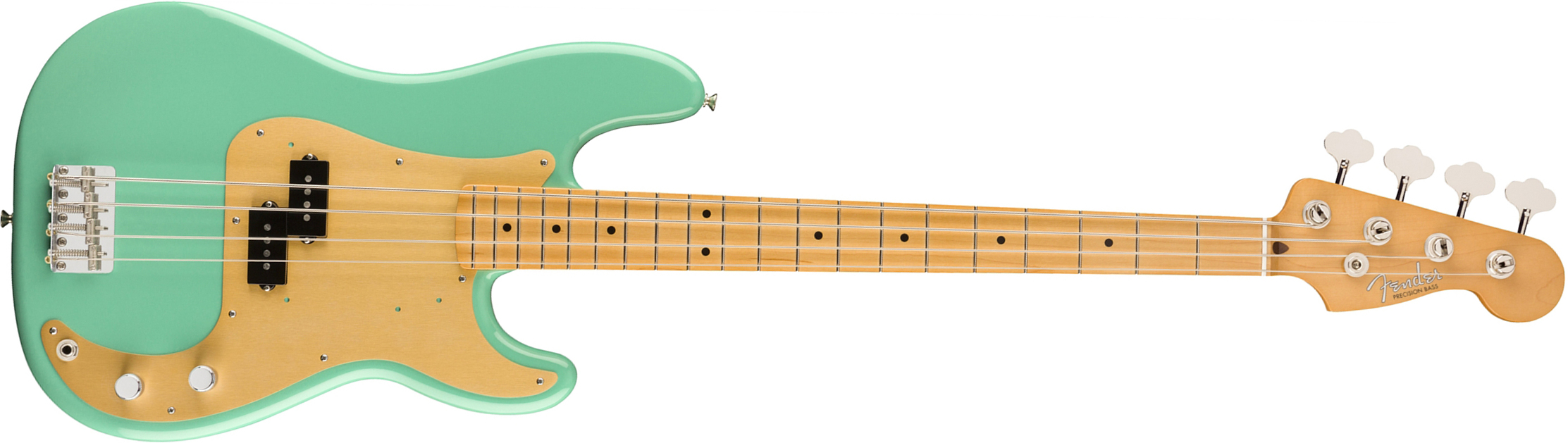 Fender Precision Bass 50s Vintera Vintage Mex Mn - Seafoam Green - Solidbody E-bass - Main picture