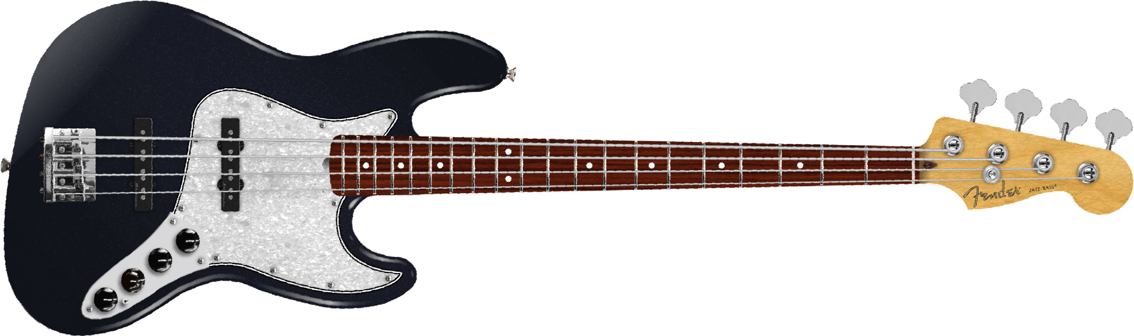 Fender Jazz Bass Active Player Ii Modified Mex Rw - Dusk - Solidbody E-bass - Main picture